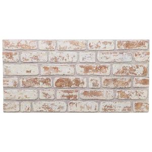 vidaXL 3D-Wandpaneele 10 Stk. Rot und Wei&szlig; 100x50 cm EPS