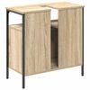 vidaXL Badezimmerschrank mit T&uuml;r Beige 60 x 30 x 60 cm Holzwerkstoff