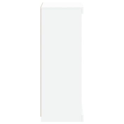 vidaXL Sideboard mit LED-Beleuchtung Weiß 41x37x100 cm