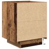 vidaXL Nachttisch 2 pcs Altholz 45 x 40 x 55 cm Holzwerkstoff