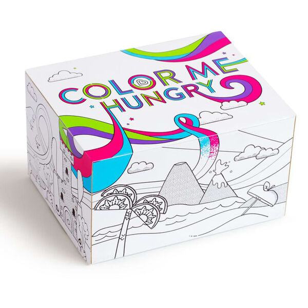 Munchkin 7-tlg. Kinder-Geschirrset Color Me Hungry Blau