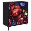 vidaXL Sideboard KIEL Schwarz Eichen-Optik 69 x 33 x 76 cm