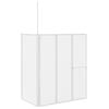vidaXL Duschwand L-Form 70x120x137 cm 4-teilig Faltbar