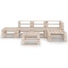 vidaXL 6-tlg. Garten-Lounge-Set aus Paletten Kiefernholz
