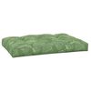 vidaXL Palettenkissen Blattmuster 120x80x12 cm Stoff