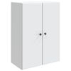 vidaXL Wandschrank Wei&szlig; 66 x 34,5 x 90 cm Holzwerkstoff