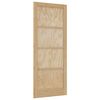 vidaXL Interior T&uuml;r 86 x 211 cm Sperrholz Natur