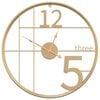 vidaXL Wanduhr Golden &Oslash;50 cm Eisen