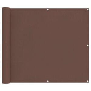 vidaXL Balkonsichtschutz Braun 100 x 800 cm Oxford-Stoff
