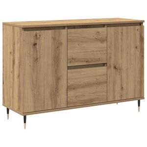 vidaXL Sideboard Artisan-Eiche 101,5 x 35 x 70 cm Holzwerkstoff