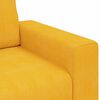 vidaXL Zweisitzer-Sofa Hellgelb 180x77x82 cm Cordstoff