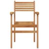 vidaXL Garten Stapelstühle 4 pcs Braun 55.5 x 55.5 x 90 cm