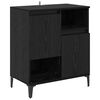 vidaXL Sideboards 2 pcs Schwarz Eichen-Optik 60 x 35 x 70 cm