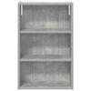 vidaXL Badezimmer-Wandschrank mit Regal Betongrau 40 x 16 x 62,5 cm