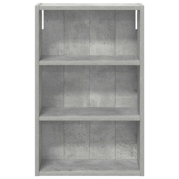 vidaXL Badezimmer-Wandschrank mit Regal Betongrau 40 x 16 x 62,5 cm