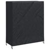 vidaXL Pingpong Tischbezug Uni Schwarz 165 x 70 x 185 cm Stoff