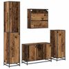 vidaXL Badezimmerm&ouml;bel Set Wandmontiert 4 pcs Altholz Holzwerkstoff