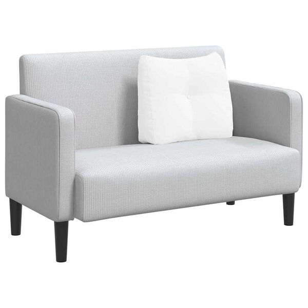 vidaXL Rücken Kissen Weiß 60 x 24 x 50 cm Stoff