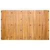 vidaXL Badematte Uni Braun 100 x 60 cm Holz