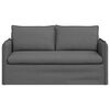 vidaXL Sofa Dunkelgrau Gesamtabmessungen: 156 x 82 x 85 cm (B x T x H)