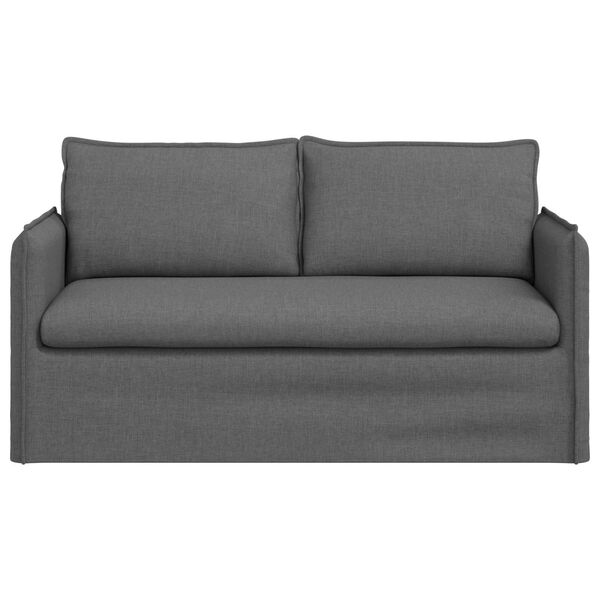 vidaXL Sofa Dunkelgrau Gesamtabmessungen: 156 x 82 x 85 cm (B x T x H)