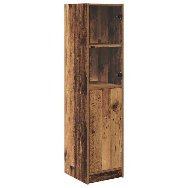 vidaXL Highboard Altholz 35 x 37 x 142 cm Holzwerkstoff