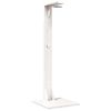 vidaXL Gartendusche 214,5 cm Massivholz Kiefer und Edelstahl Wei&szlig;