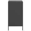 vidaXL Sideboard Schwarz 35x39x73,5 cm Kaltgewalzter Stahl