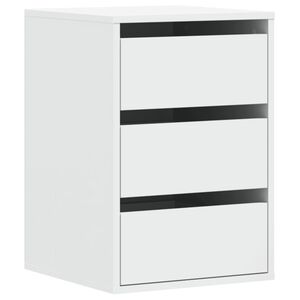 vidaXL Kommode Wei&szlig; 40x41x58 cm Holzwerkstoff