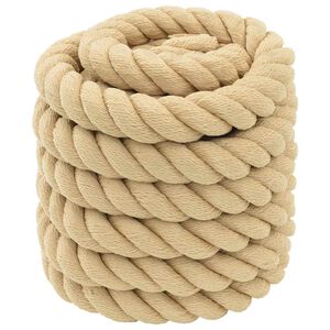 vidaXL Bootsseil 6 mm 10 m Natur