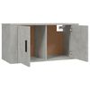 vidaXL TV-Wandschrank Betongrau 80x34,5x40 cm