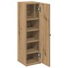 vidaXL Badezimmerschrank mit Rollenhalter Artisan-Eiche 20,5x22x72 cm