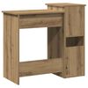 vidaXL Schreibtisch mit Regal Artisan-Eiche 84x40x78cm Holzwerkstoff