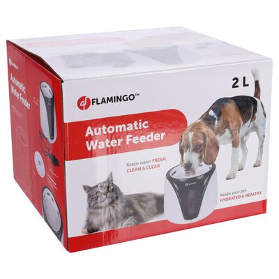 FLAMINGO Wasserspender für Haustiere Automatisch Adriana 2 L Schwarz