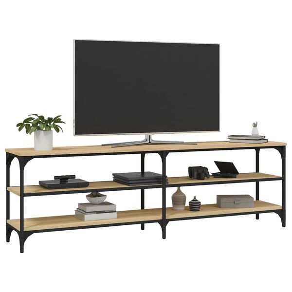 vidaXL TV-Schrank Sonoma-Eiche 160x30x50 cm Holzwerkstoff