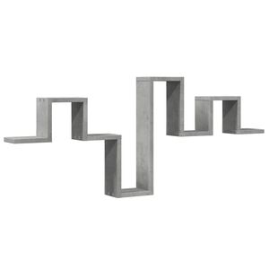 vidaXL Wandregal Betongrau 104,5x10x43 cm Holzwerkstoff