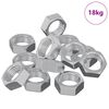vidaXL Sechskantmutter 23377 Stk. Silber Metall