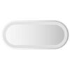 vidaXL LED-Badspiegel 70x30 cm Oval