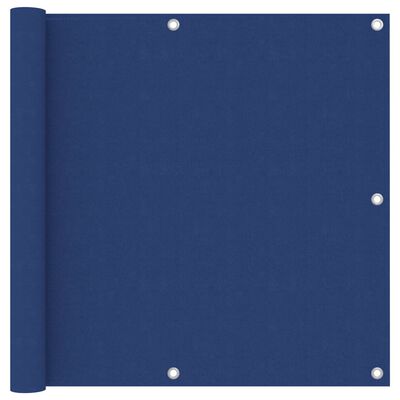 vidaXL Balkon-Sichtschutz Blau 90x500 cm Oxford-Gewebe