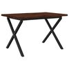 vidaXL Live Edge Esstisch 110 x 55 x 75 cm Massivholz Akazie