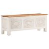 vidaXL Truhe 110x30x40 cm Massivholz Akazie
