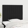 vidaXL Kopfteil Schwarz 90x5x118/128 cm Stoff
