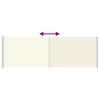 vidaXL Seitenmarkise Ausziehbar 200x600 cm Creme