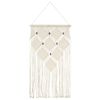 vidaXL Makramee Wandbehang 40x80 cm Baumwolle