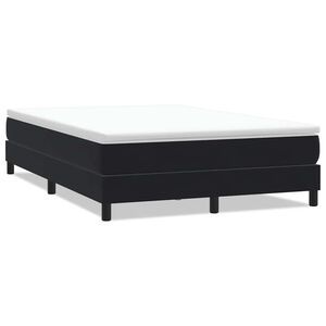 vidaXL Boxspringbett ohne Matratze Schwarz 160x220 cm Samt