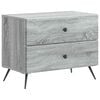 vidaXL Nachttisch Graues Sonoma 62 x 34,5 x 47,5 cm Holzwerkstoff