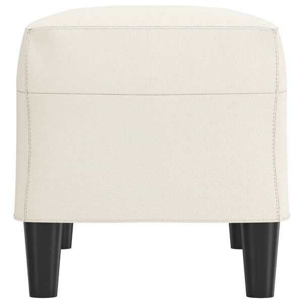 vidaXL Sitzbank Creme 70x35x41 cm Kunstleder