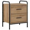 vidaXL Nachttisch Artisan-Eiche 40 x 30 x 50 cm Holzwerkstoff