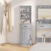 vidaXL Highboard Graues Sonoma 40 x 40,5 x 135 cm Holzwerkstoff