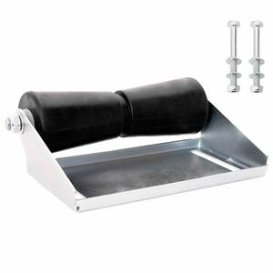 vidaXL Bootstrailerroller mit Halterung 30,5 cm Verzinkter Stahl